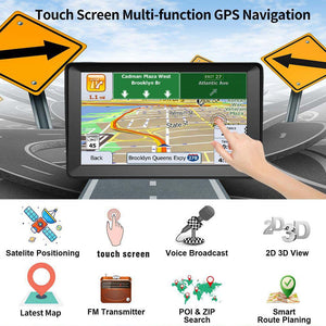 Innocruise X20H 7-inch GPS navigation devices for car/truck/camper 2025 with Europe map – voice guidance, POI & speed warning, lifetime free map updates