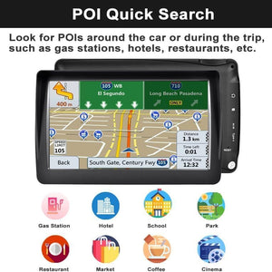 Innocruise X20H 7-inch GPS navigation devices for car/truck/camper 2025 with Europe map – voice guidance, POI & speed warning, lifetime free map updates