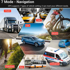 Innocruise X20H 7-inch GPS navigation devices for car/truck/camper 2025 with Europe map – voice guidance, POI & speed warning, lifetime free map updates