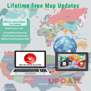 Innocruise X20H 7-inch GPS navigation devices for car/truck/camper 2025 with Europe map – voice guidance, POI & speed warning, lifetime free map updates