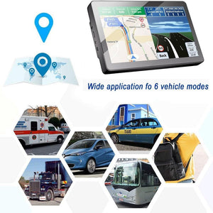 Innocruise X90 GPS navigation for cars, trucks, and motorcycles, with 2025 maps of Europe, a 9-inch car navigation system with free map updates, POI speed warnings, and voice guidance.