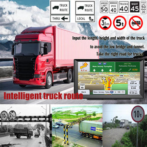 Innocruise X90 GPS navigation for cars, trucks, and motorcycles, with 2025 maps of Europe, a 9-inch car navigation system with free map updates, POI speed warnings, and voice guidance.