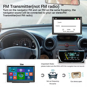 Innocruise X90 GPS navigation for cars, trucks, and motorcycles, with 2025 maps of Europe, a 9-inch car navigation system with free map updates, POI speed warnings, and voice guidance.